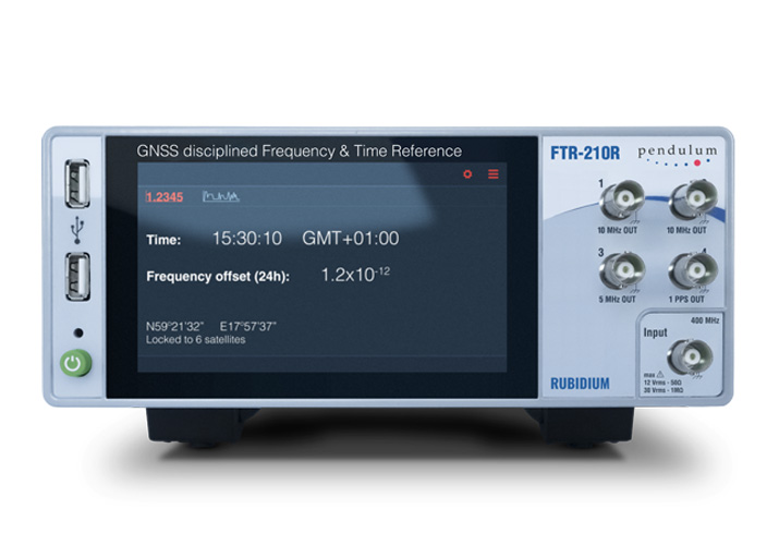 FTR-210R GNSS馴服的銣原子鐘頻率和時間基準